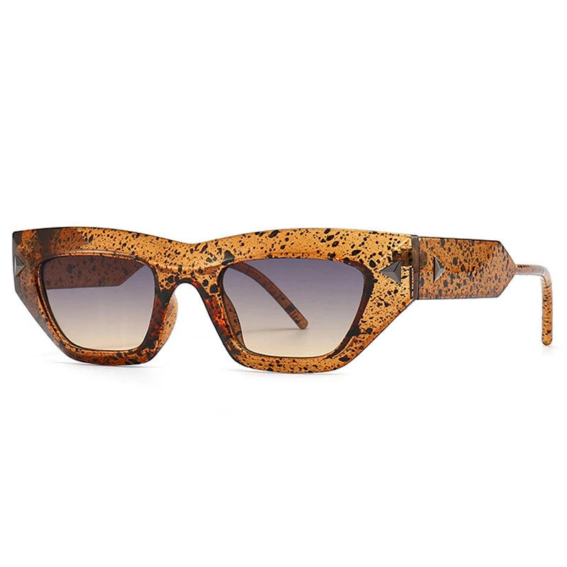 Liah Retro Oval Sunglasses