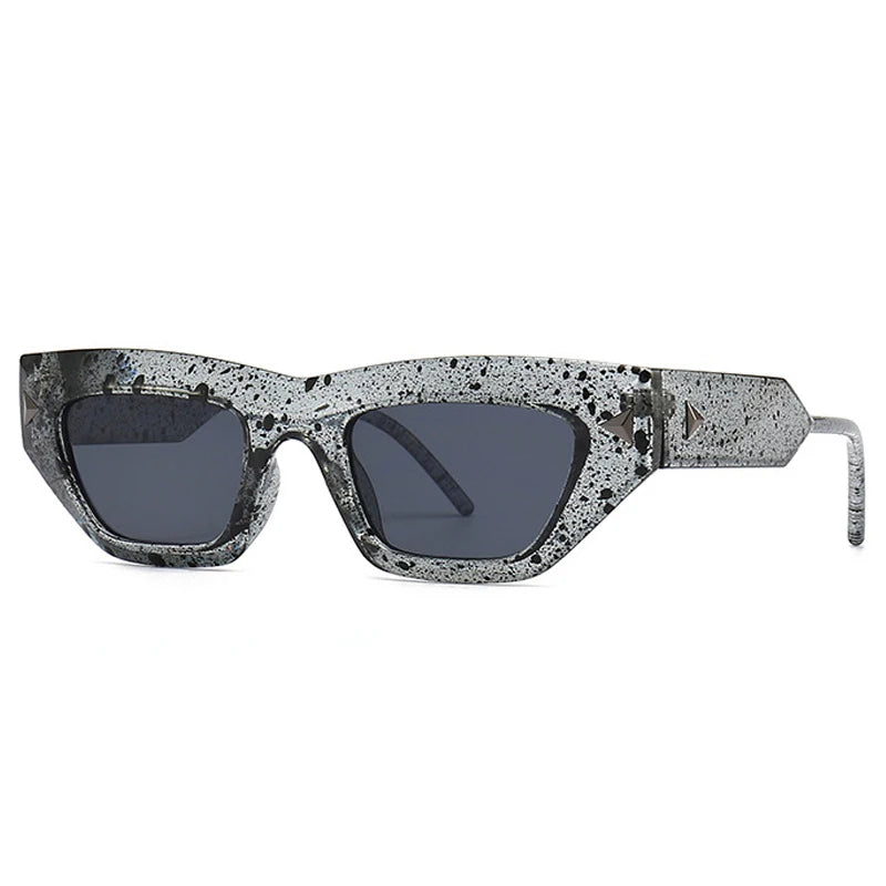 Liah Retro Oval Sunglasses