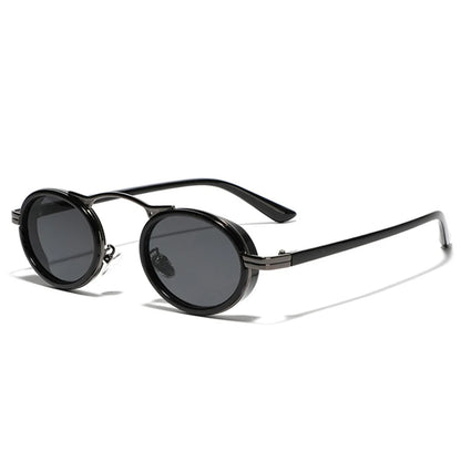 Eros Steampunk Oval Sunglasses