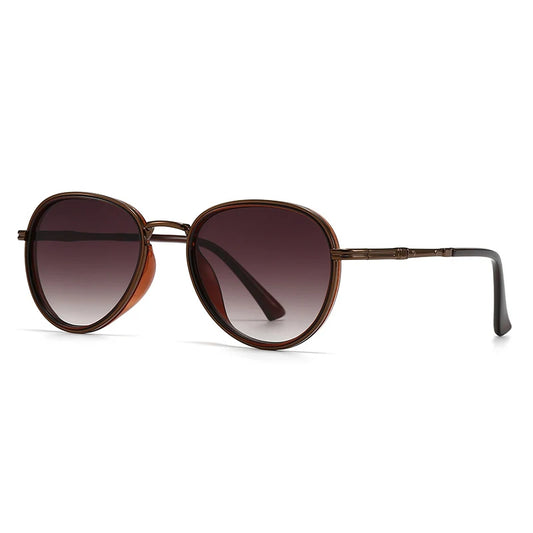 Emmet Retro Aviator Sunglasses