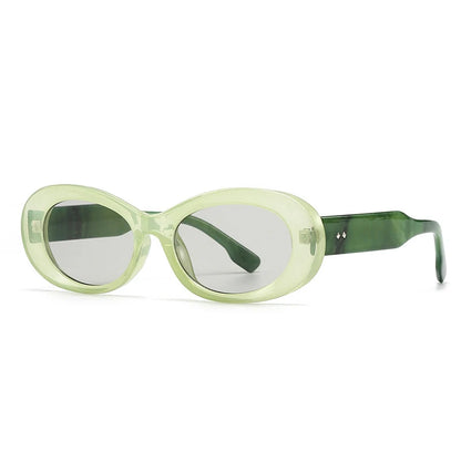 Yaneli Retro Oval Sunglasses