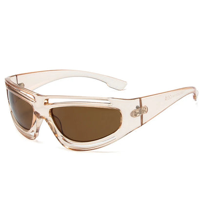 Alisha Retro Wraparound Sunglasses