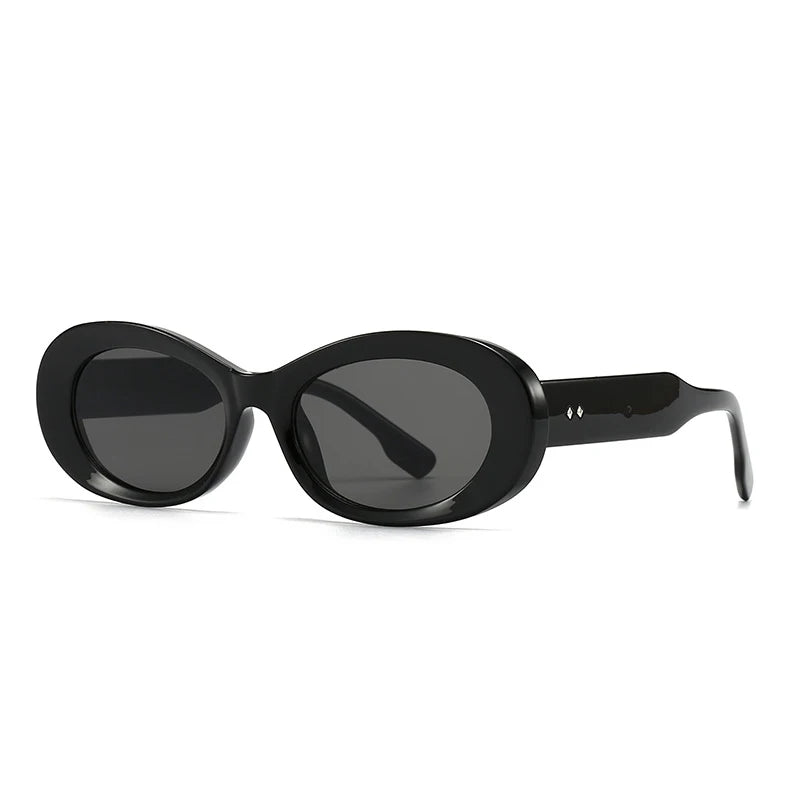 Yaneli Retro Oval Sunglasses