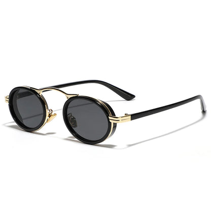 Eros Steampunk Oval Sunglasses