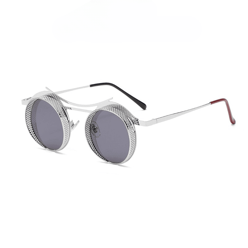 Archimedes Steampunk Round Sunglasses - Rad Sunnies