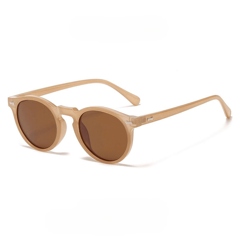 TR90 Lightweight Tortoise Brown Glasses Men Women Classic Vintage Retro  Polarized Sunglasses Round Sunglasses Eyewear From Kebe1, $23 | DHgate.Com