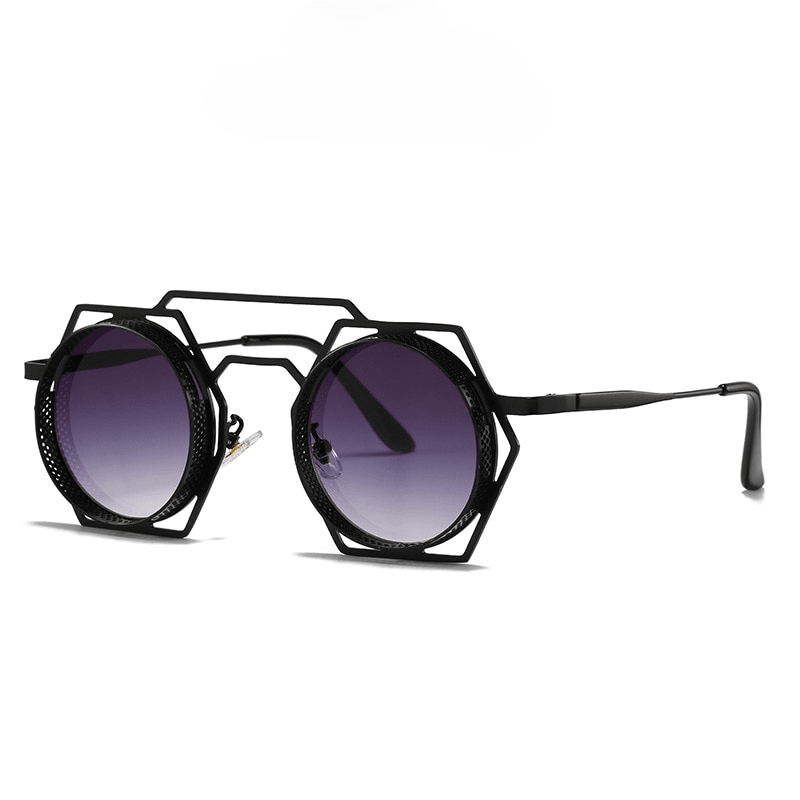 Fez Steampunk Round Sunglasses - Rad Sunnies