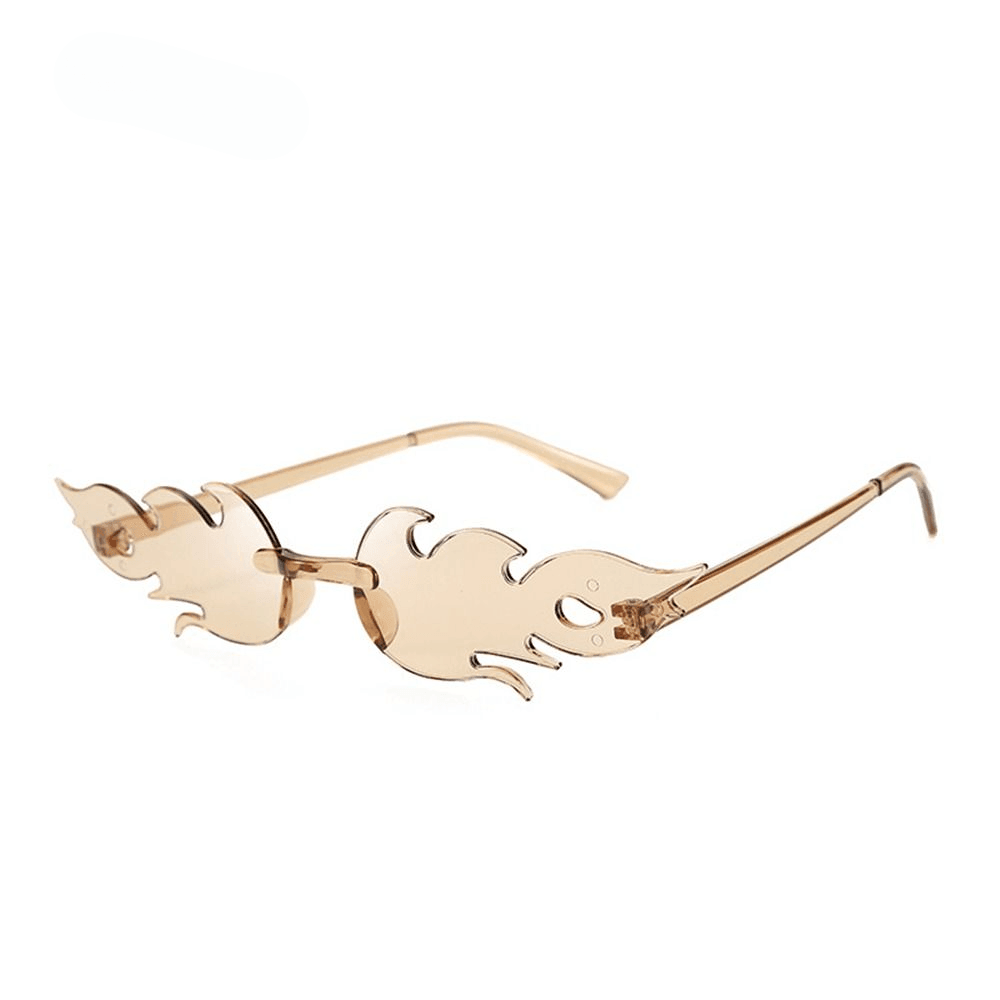 Firefly Rimless Flame Sunglasses - Rad Sunnies