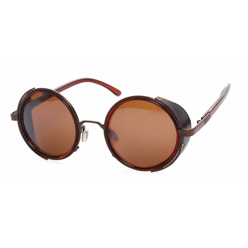 Isadora Steampunk Round Sunglasses - Rad Sunnies