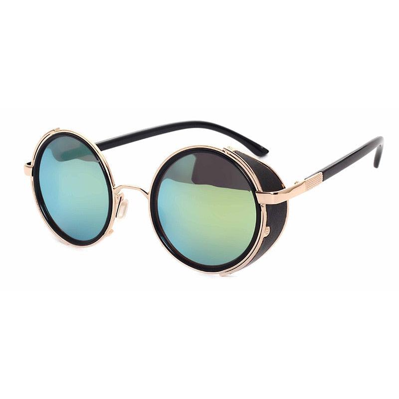 Isadora Steampunk Round Sunglasses - Rad Sunnies