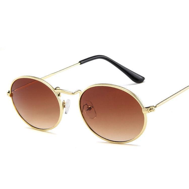 Jonah Retro Oval Sunglasses - Rad Sunnies