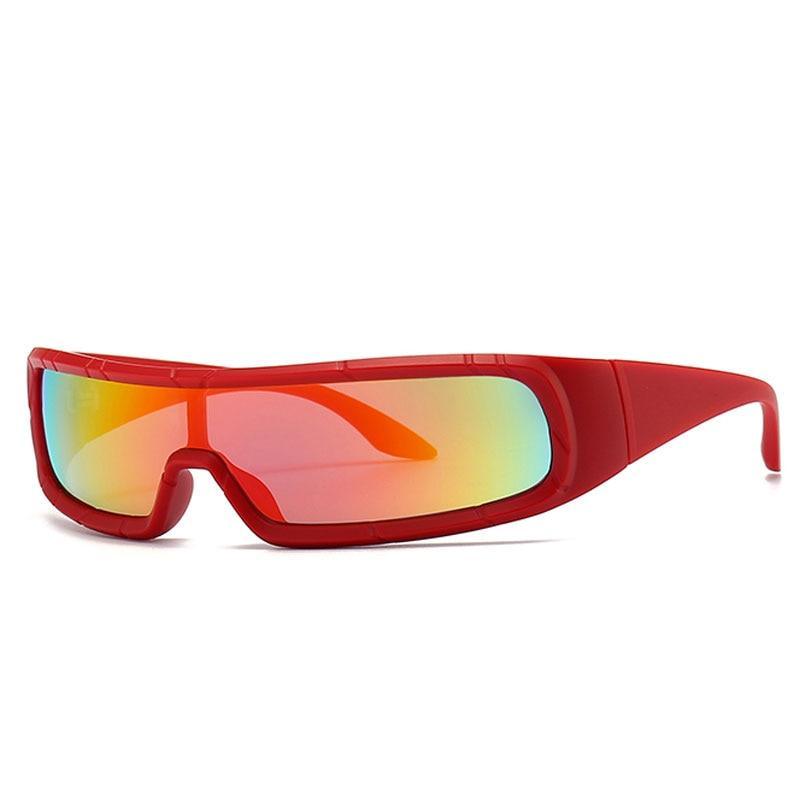 Retro wrap discount around sunglasses