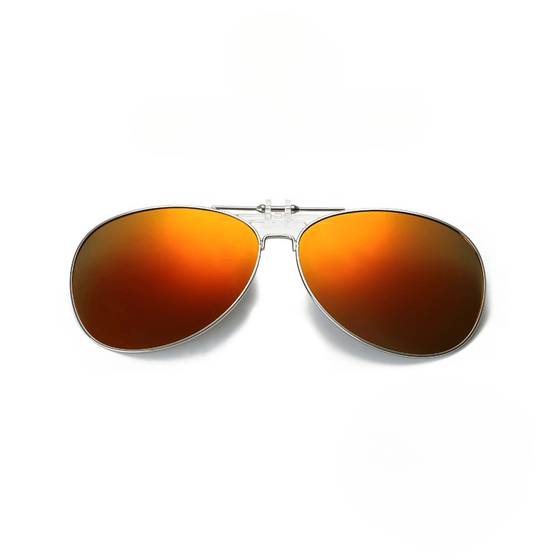 Larry Clip On Aviator Polarized Sunglasses - Rad Sunnies