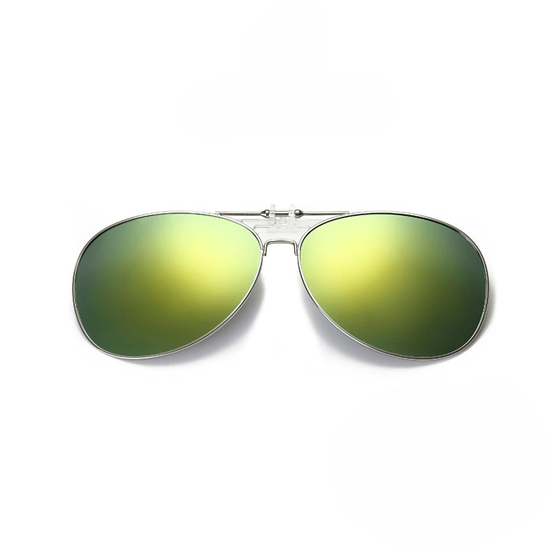 Larry Clip On Aviator Polarized Sunglasses - Rad Sunnies