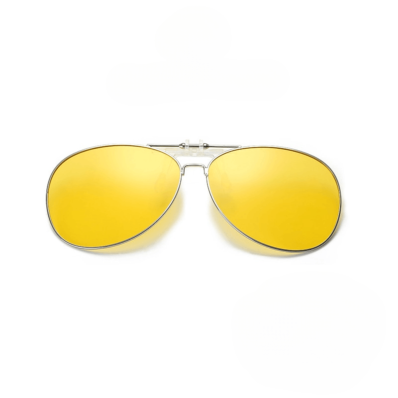 Larry Clip On Aviator Polarized Sunglasses - Rad Sunnies