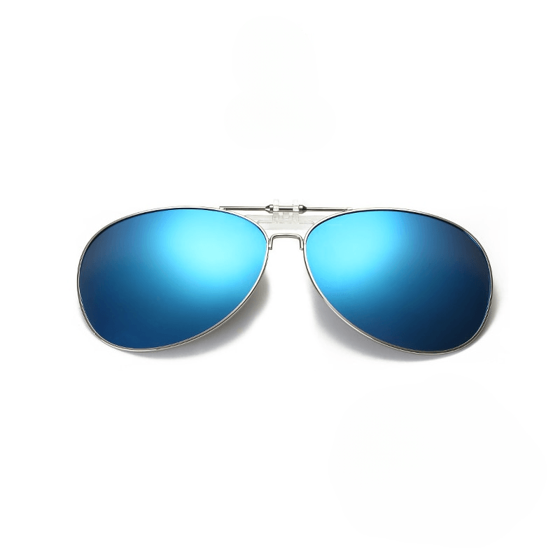 Larry Clip On Aviator Polarized Sunglasses - Rad Sunnies