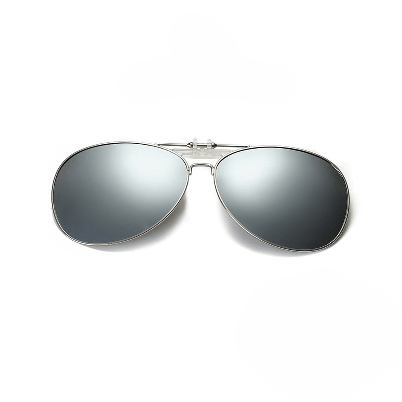 Larry Clip On Aviator Polarized Sunglasses - Rad Sunnies