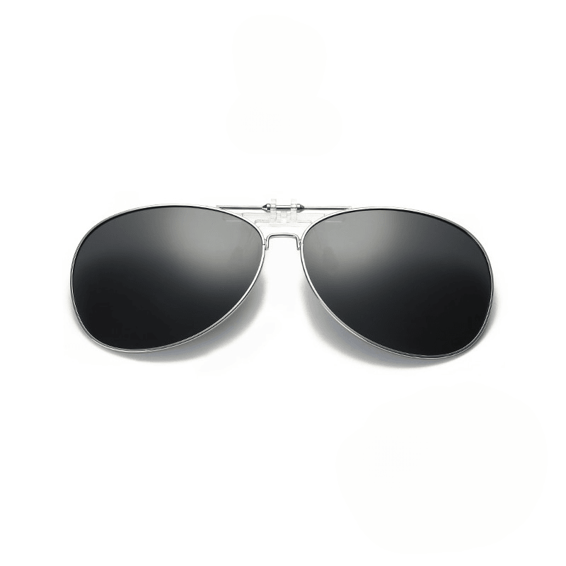 Larry Clip On Aviator Polarized Sunglasses - Rad Sunnies