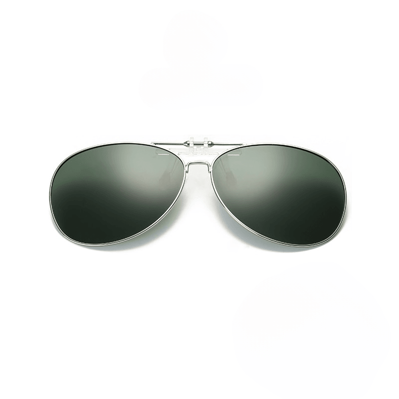 Larry Clip On Aviator Polarized Sunglasses - Rad Sunnies