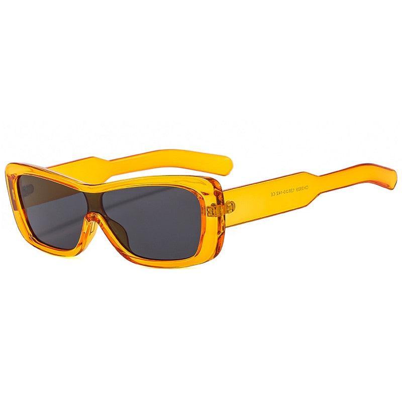 Lex Retro Rectangle Sunglasses - Rad Sunnies