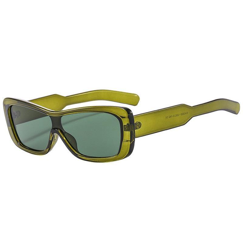 Lex Retro Rectangle Sunglasses - Rad Sunnies