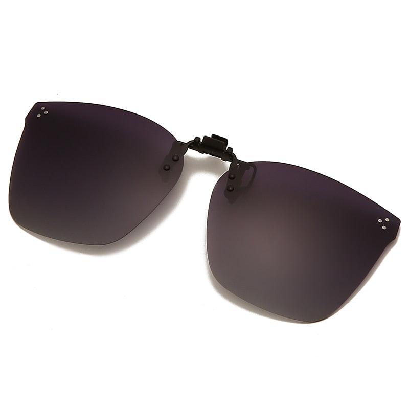 Misha Clip on Square Polarized Sunglasses - Rad Sunnies