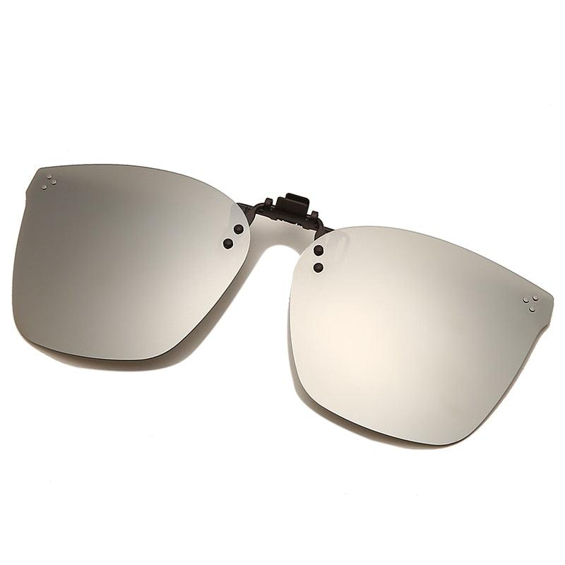 Misha Clip on Square Polarized Sunglasses - Rad Sunnies