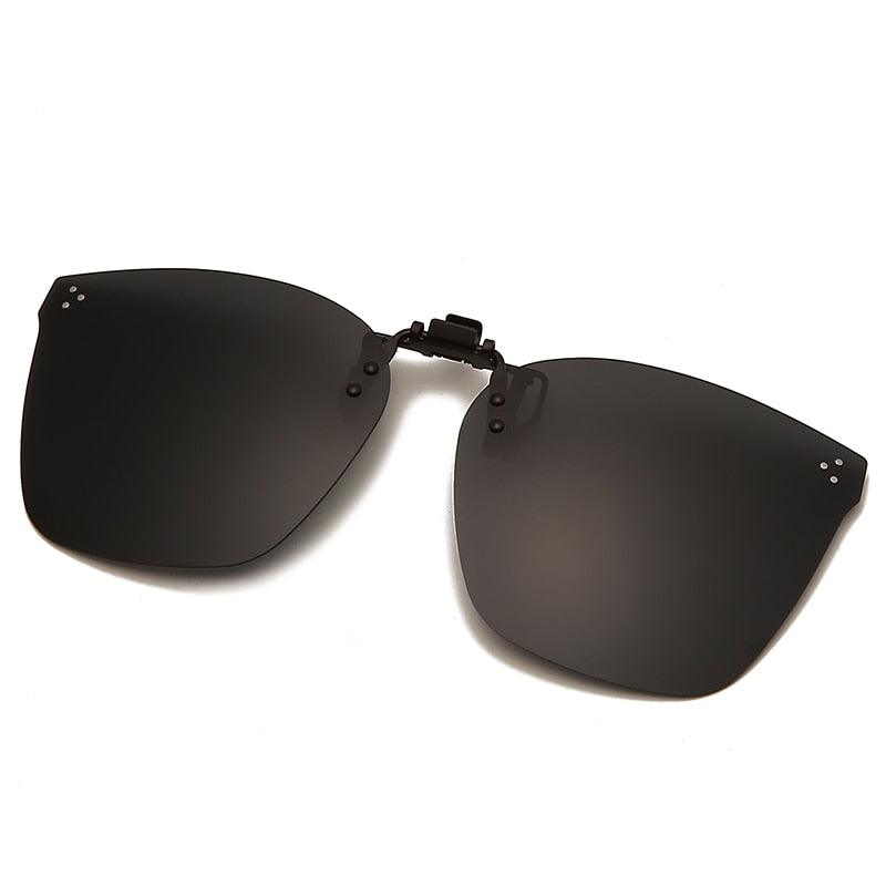 Misha Clip on Square Polarized Sunglasses - Rad Sunnies