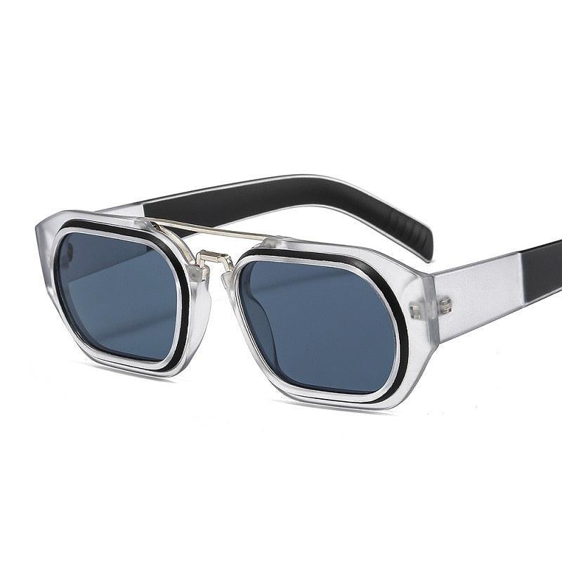 Tristan Retro Rectangle Sunglasses - Rad Sunnies