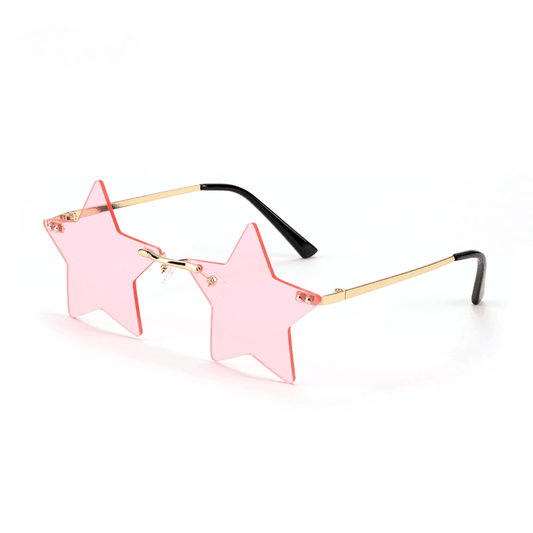 Twinkle Rimless Star Sunglasses - Rad Sunnies