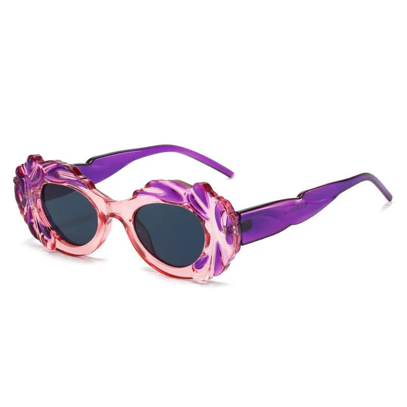 Vespera Retro Oval Sunglasses - Rad Sunnies