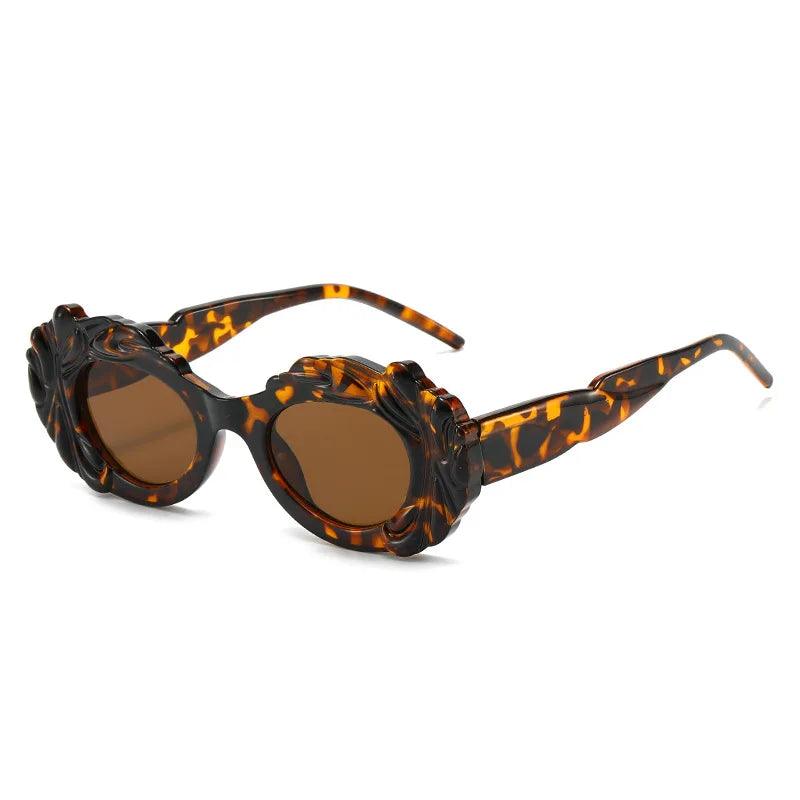 Vespera Retro Oval Sunglasses - Rad Sunnies