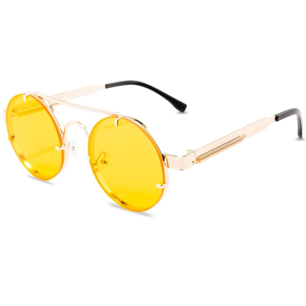 Zora Steampunk Round Sunglasses - Rad Sunnies