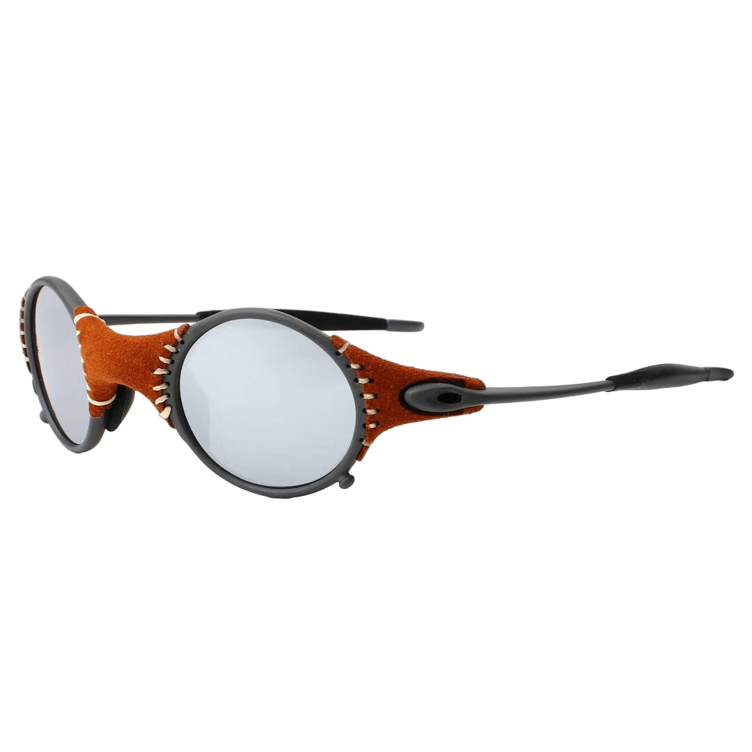 Djuna Steampunk Oval Polarized Sunglasses - Rad Sunnies