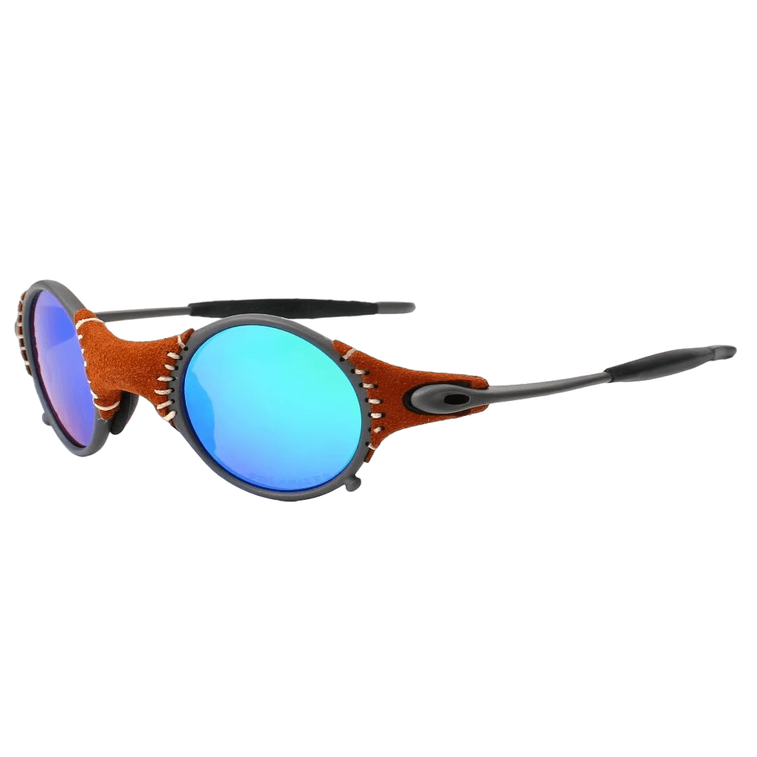 Djuna Steampunk Oval Polarized Sunglasses - Rad Sunnies