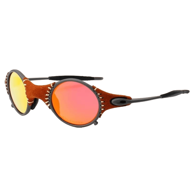 Djuna Steampunk Oval Polarized Sunglasses - Rad Sunnies