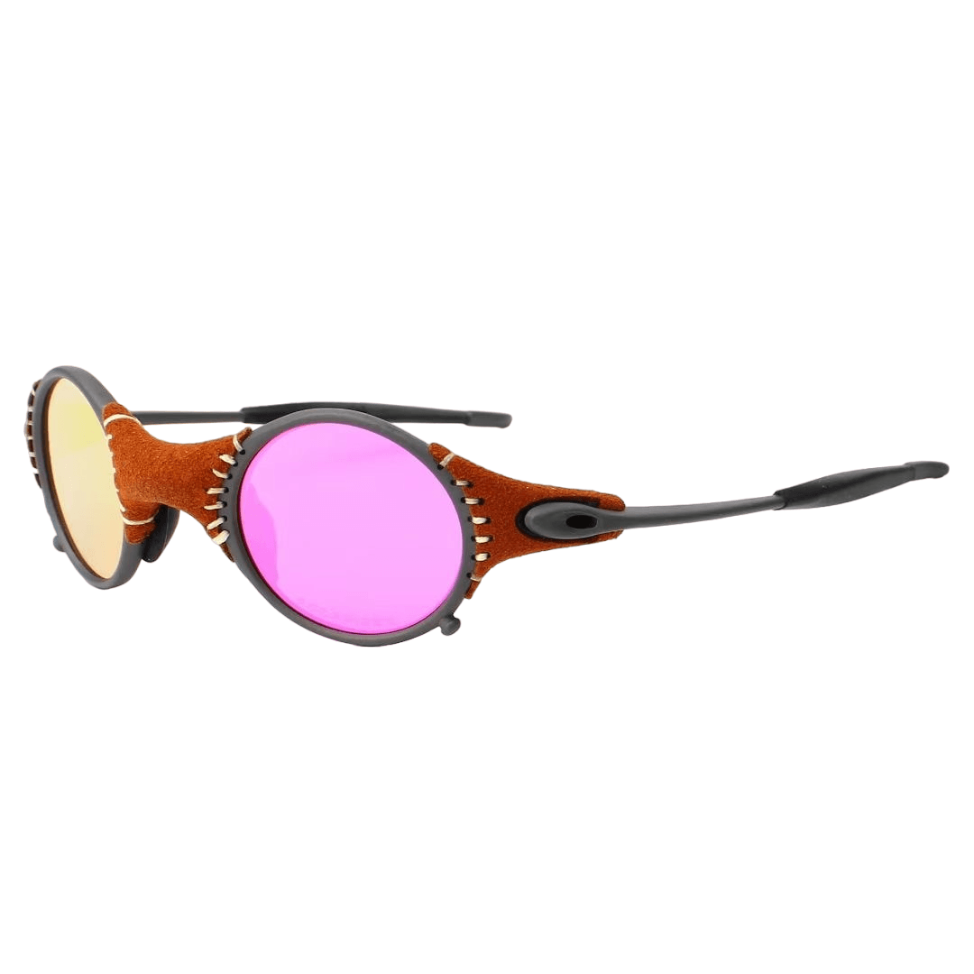 Djuna Steampunk Oval Polarized Sunglasses - Rad Sunnies