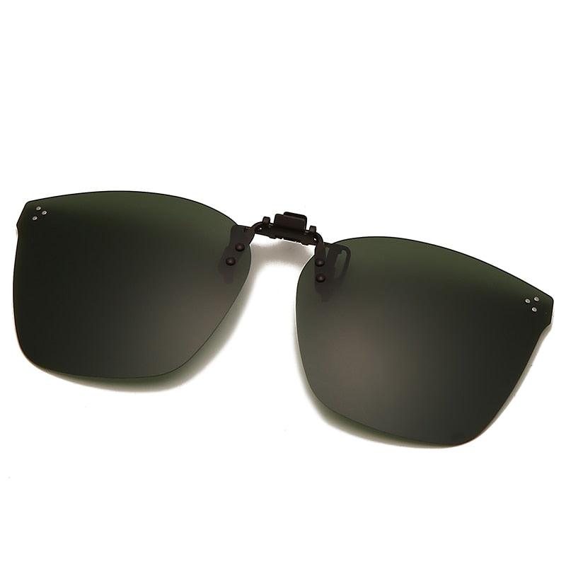 Misha Clip on Square Polarized Sunglasses - Rad Sunnies